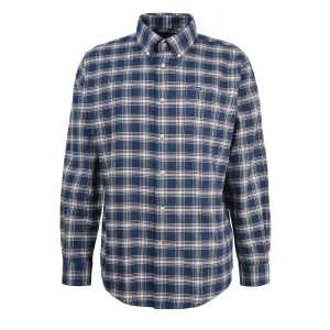 Barbour Bowburn Regular Checked Shirt Navy Marl