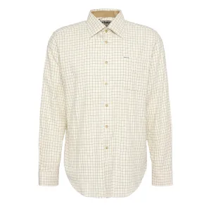 Barbour Field Tattersall Regular Shirt Green/Brown