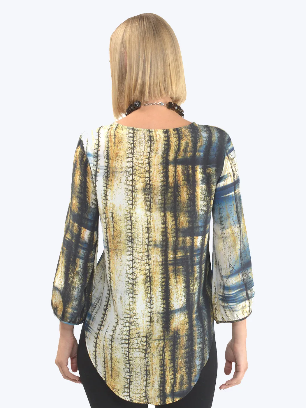“Birch” Washable Silk Teylyne Blouse