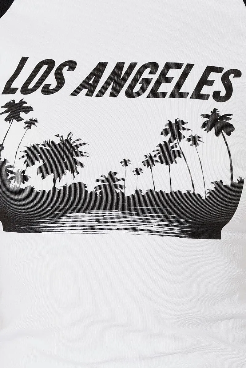 Black Graphic Tee Short Sleeve