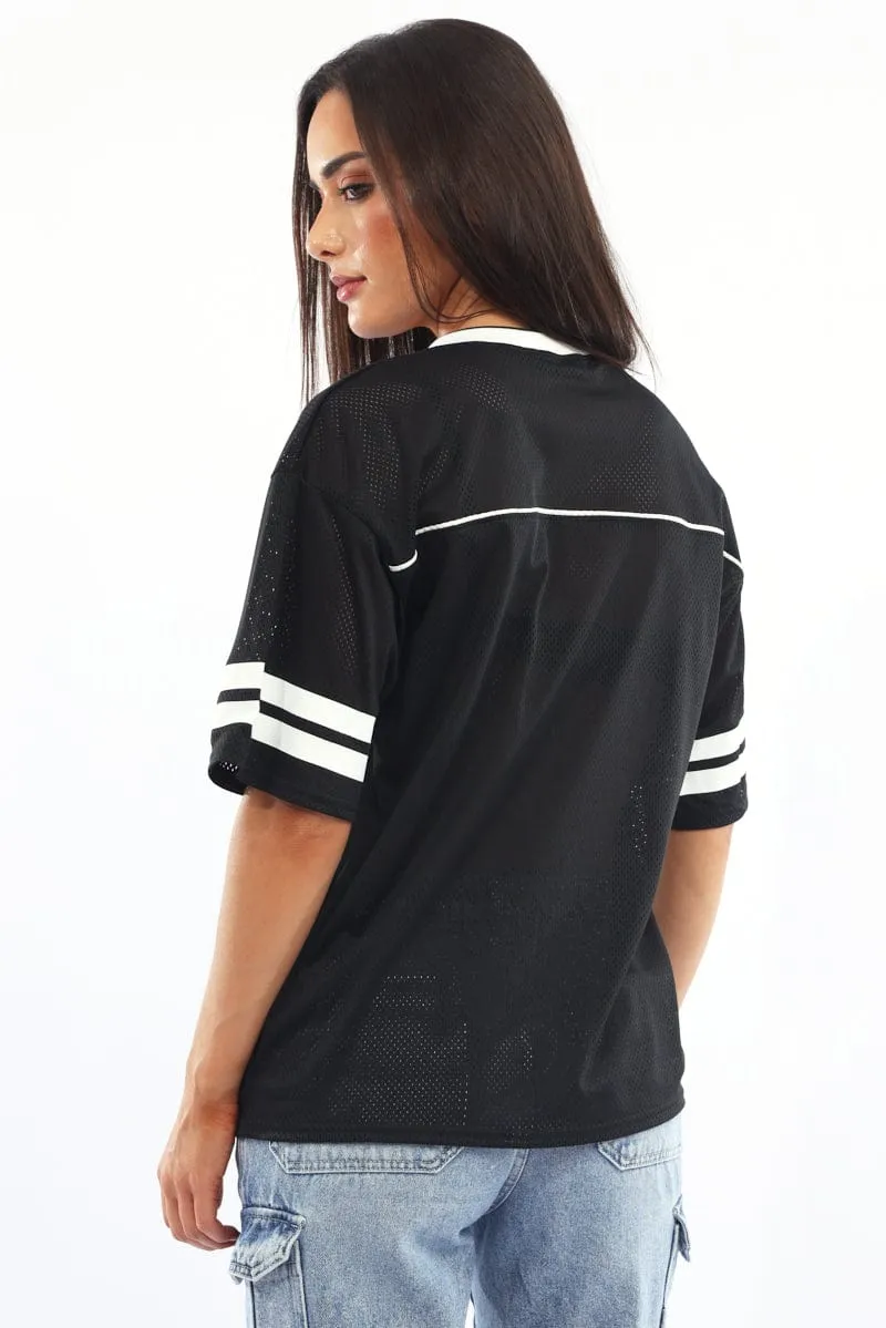 Black Sport Tee Short Sleeve