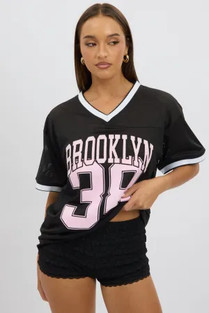 Black Sport Tee Short Sleeve