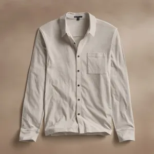 Clean Finish Jersey Shirt - Salt