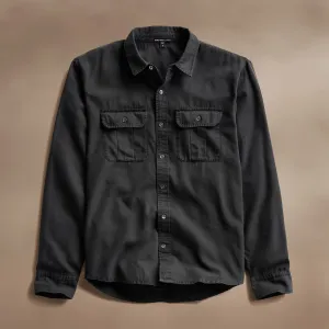 Cotton Wool Utility Shirt - Magma Pigment