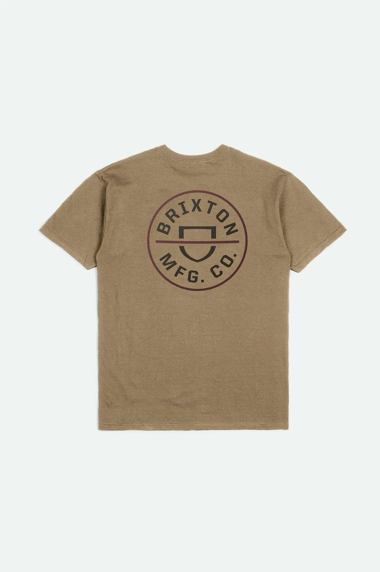 Crest II S/S Standard T-Shirt - Tiger's Eye/Washed Black/Mahogany