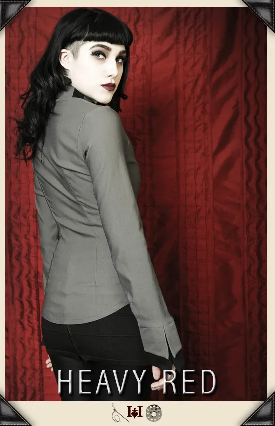 Discerning Propriety Grey Dress Shirt