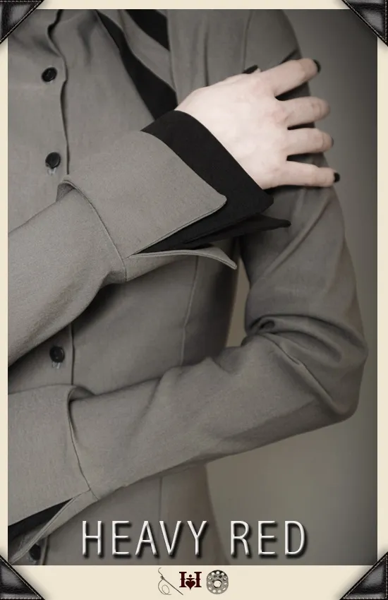 Discerning Propriety Grey Dress Shirt