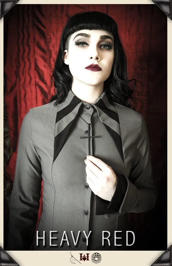 Discerning Propriety Grey Dress Shirt