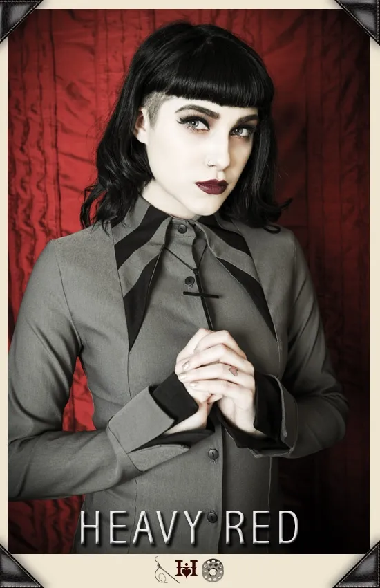 Discerning Propriety Grey Dress Shirt