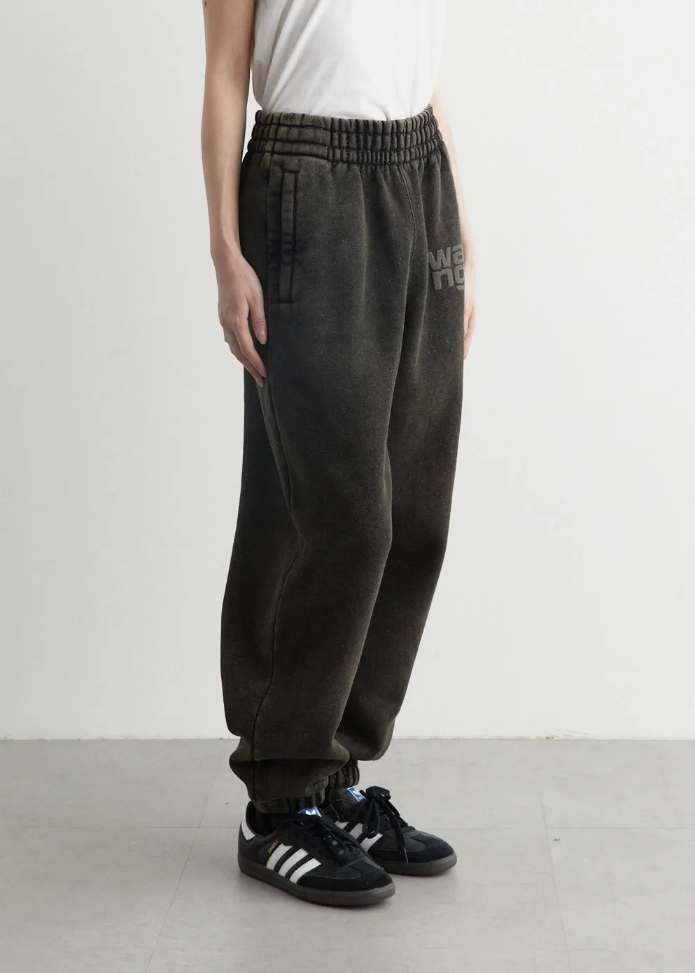 Glitter Essential Terry Sweatpants With Puff Logo