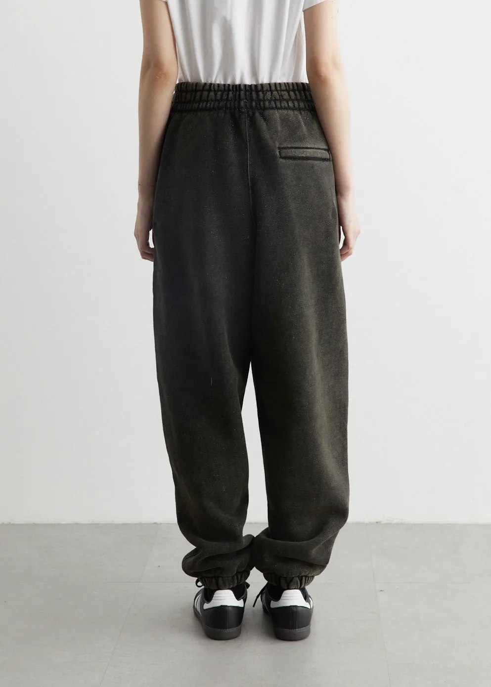Glitter Essential Terry Sweatpants With Puff Logo