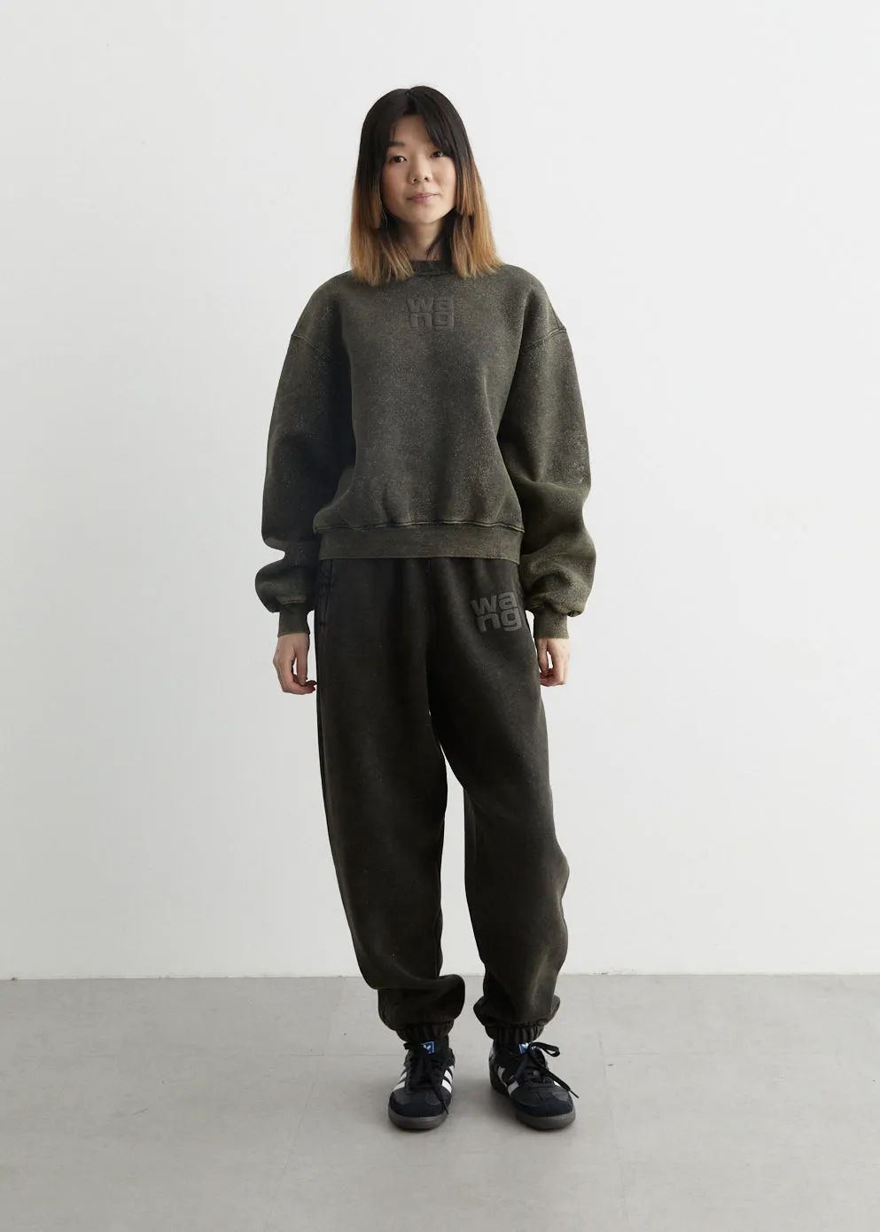 Glitter Essential Terry Sweatpants With Puff Logo