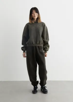 Glitter Essential Terry Sweatpants With Puff Logo