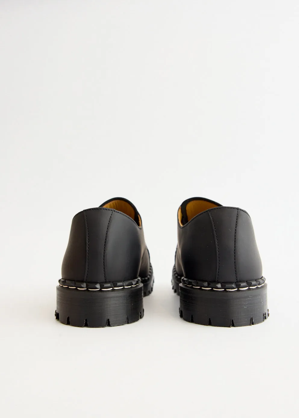Greasy Steel Toe Capped Gibson Shoes