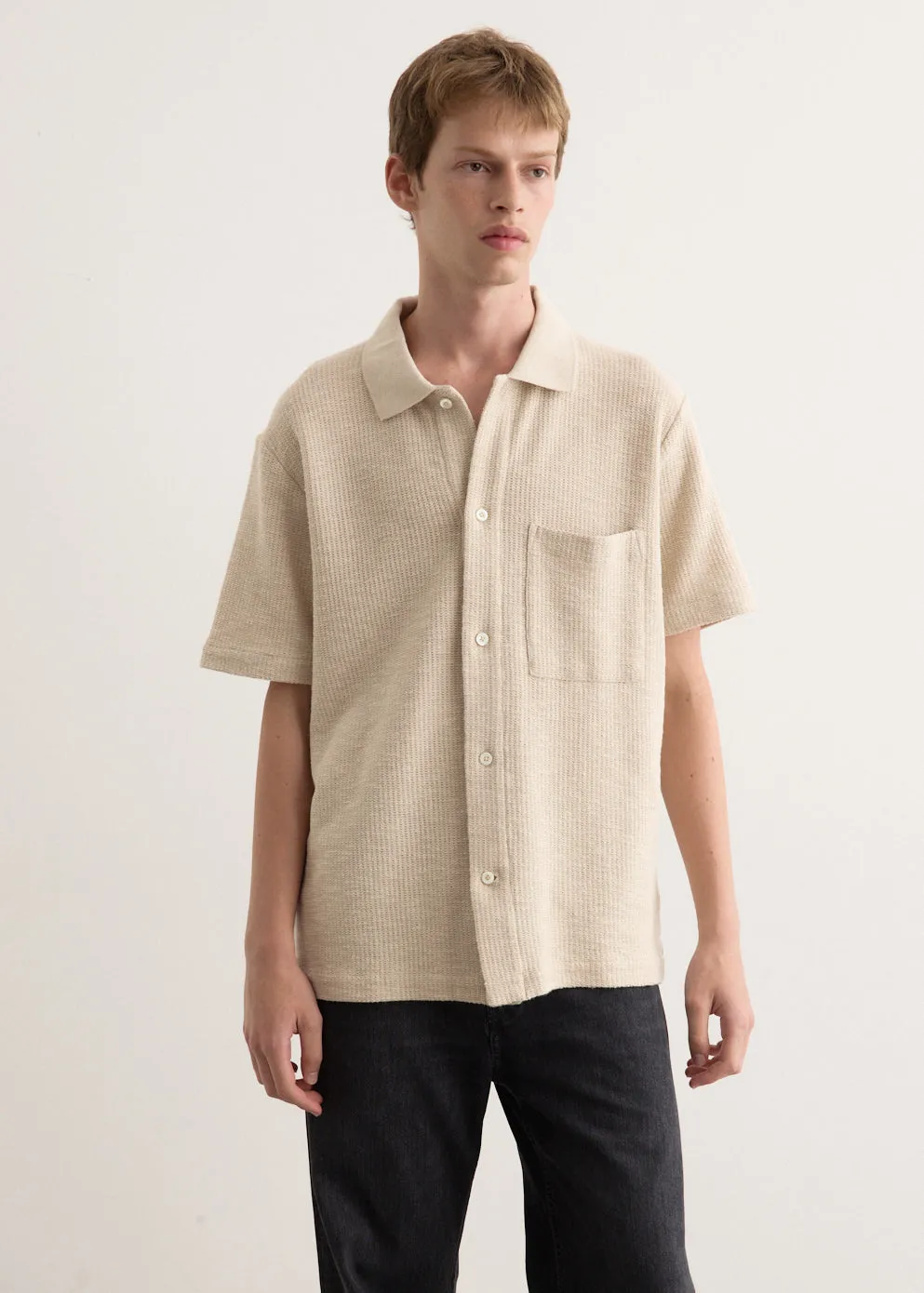 Gustav Crochet Jersey Shirt