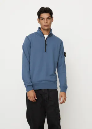 Half-Zip Badge Sweatshirt