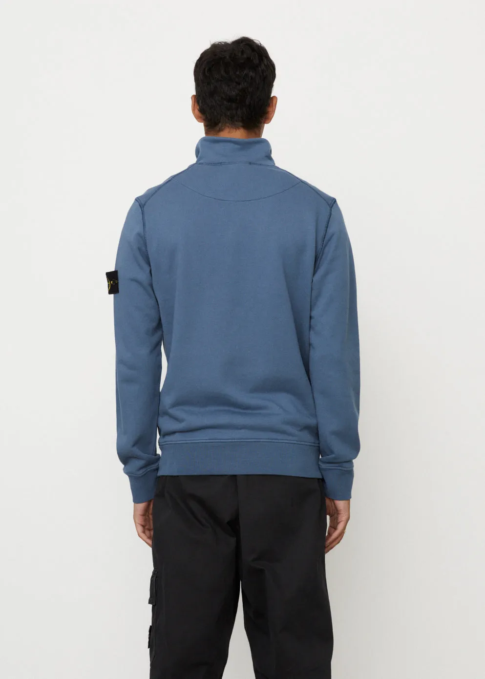 Half-Zip Badge Sweatshirt