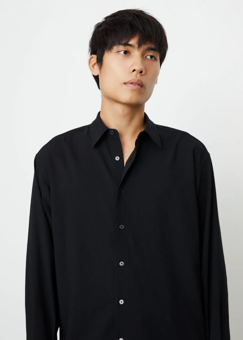 Hard Twist Wool Viyella Shirt