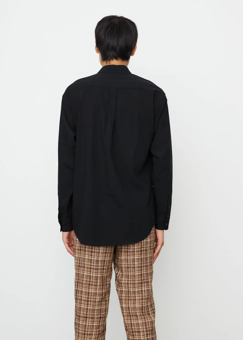 Hard Twist Wool Viyella Shirt