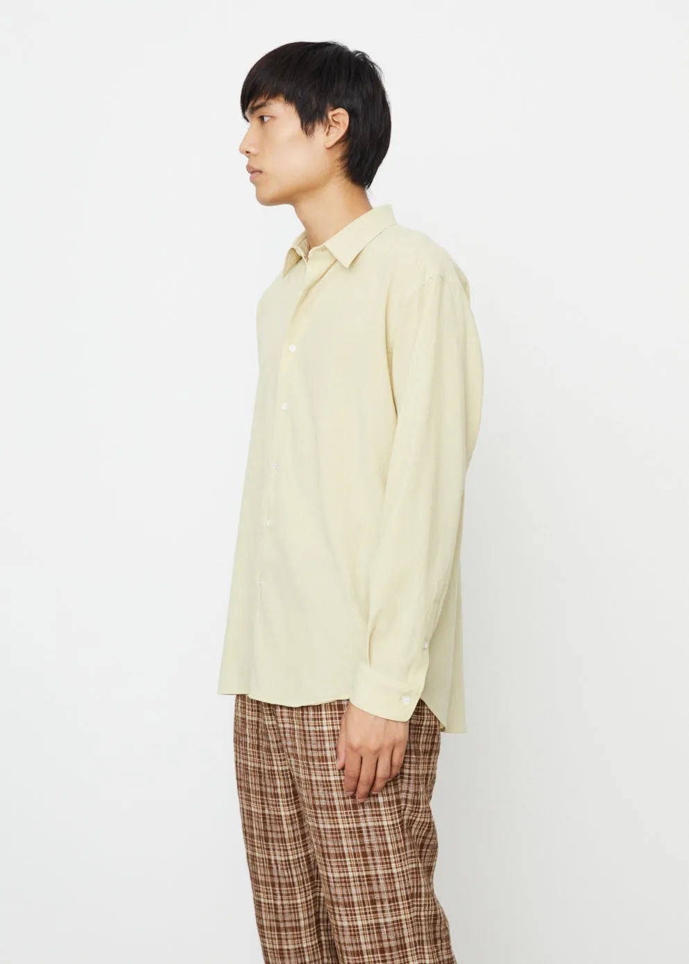 Hard Twist Wool Viyella Shirt