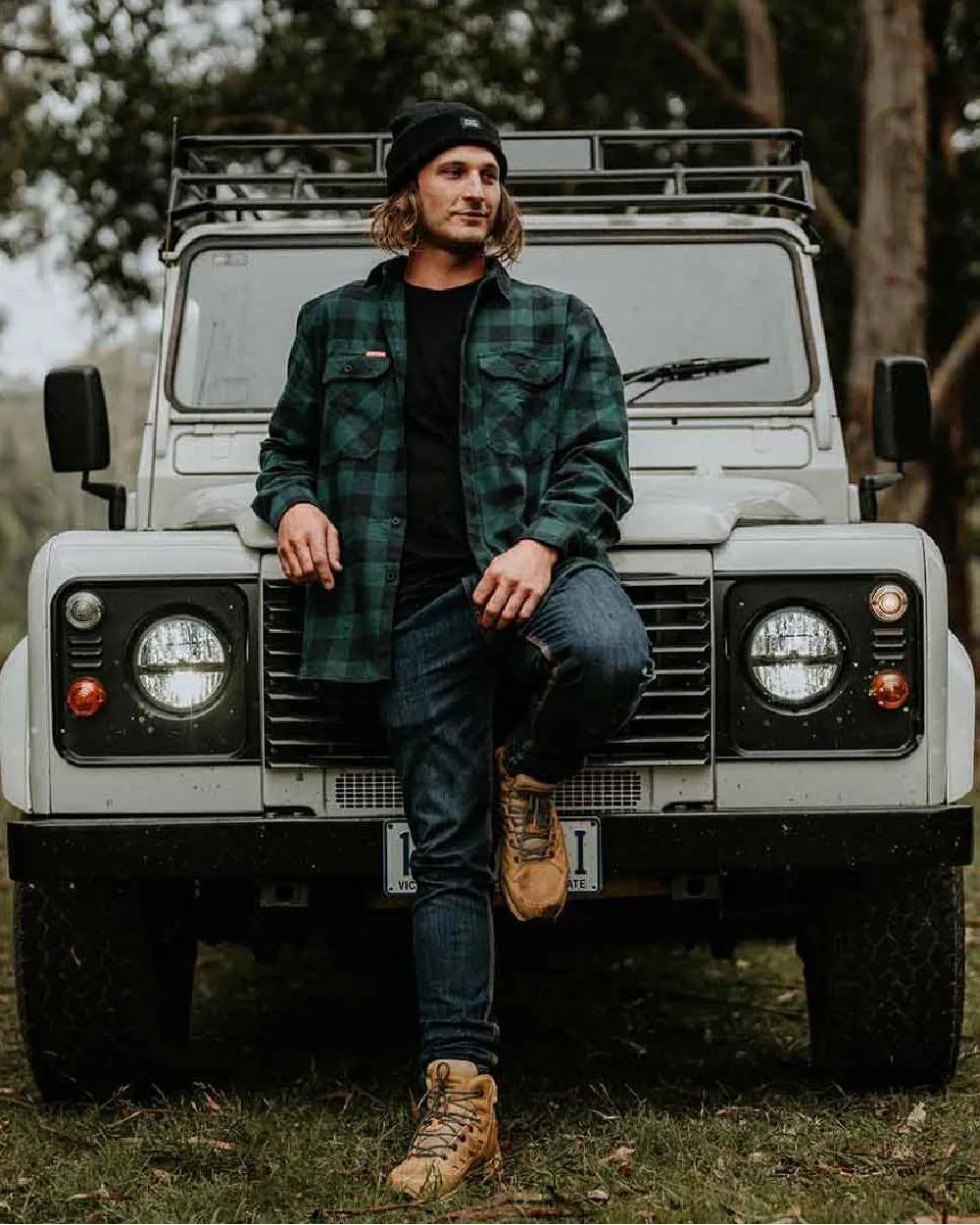 Hard Yakka Mens Long Sleeve Check Flannel Shirt