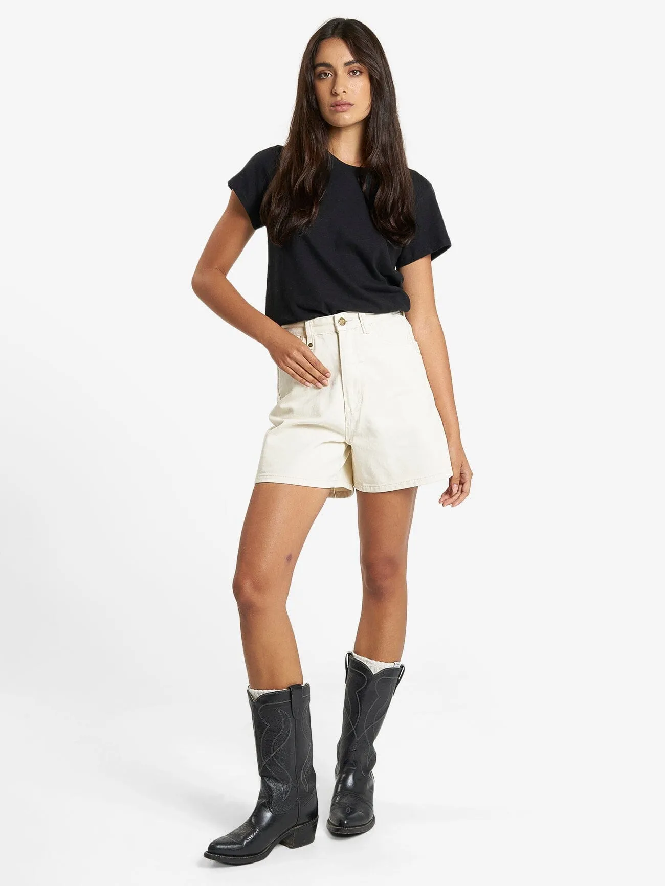Koko Short - Heritage White