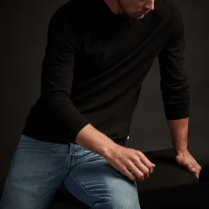 Long Sleeve Crew Neck - Black