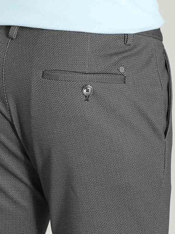 Men Urban Fit Polyester Blend Trouser
