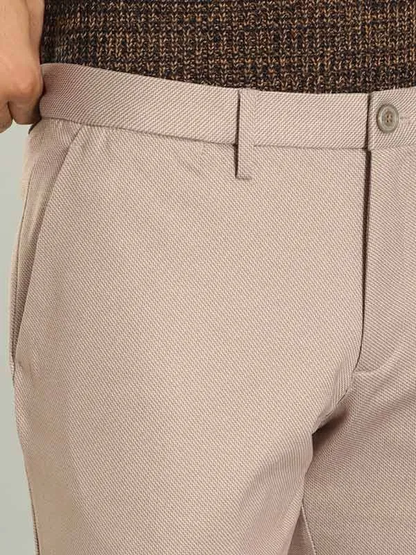 Men Urban Fit Polyester Blend Trouser