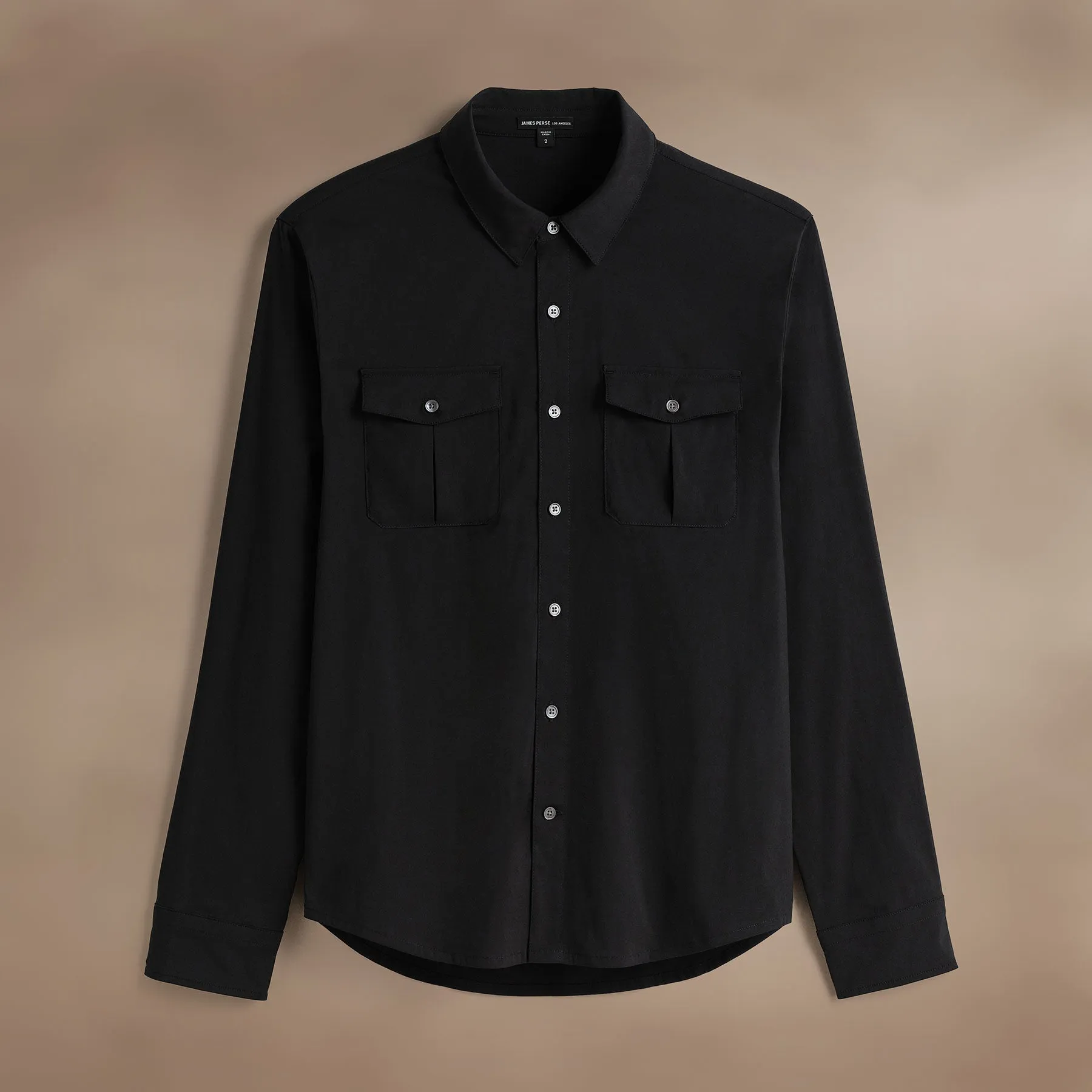 Performance Poplin Shirt - Black