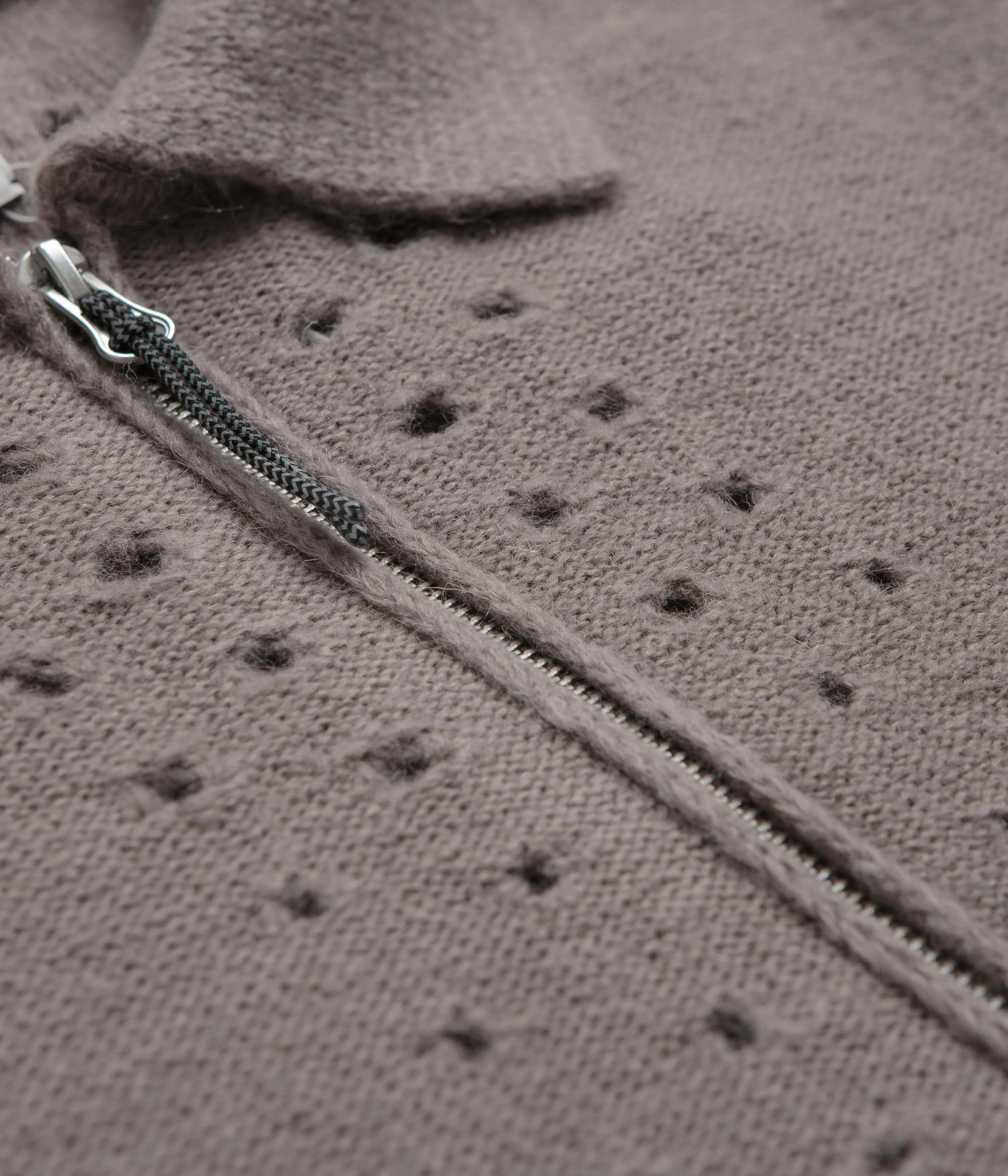 ROA Mohair Polo Shirt - Taupe