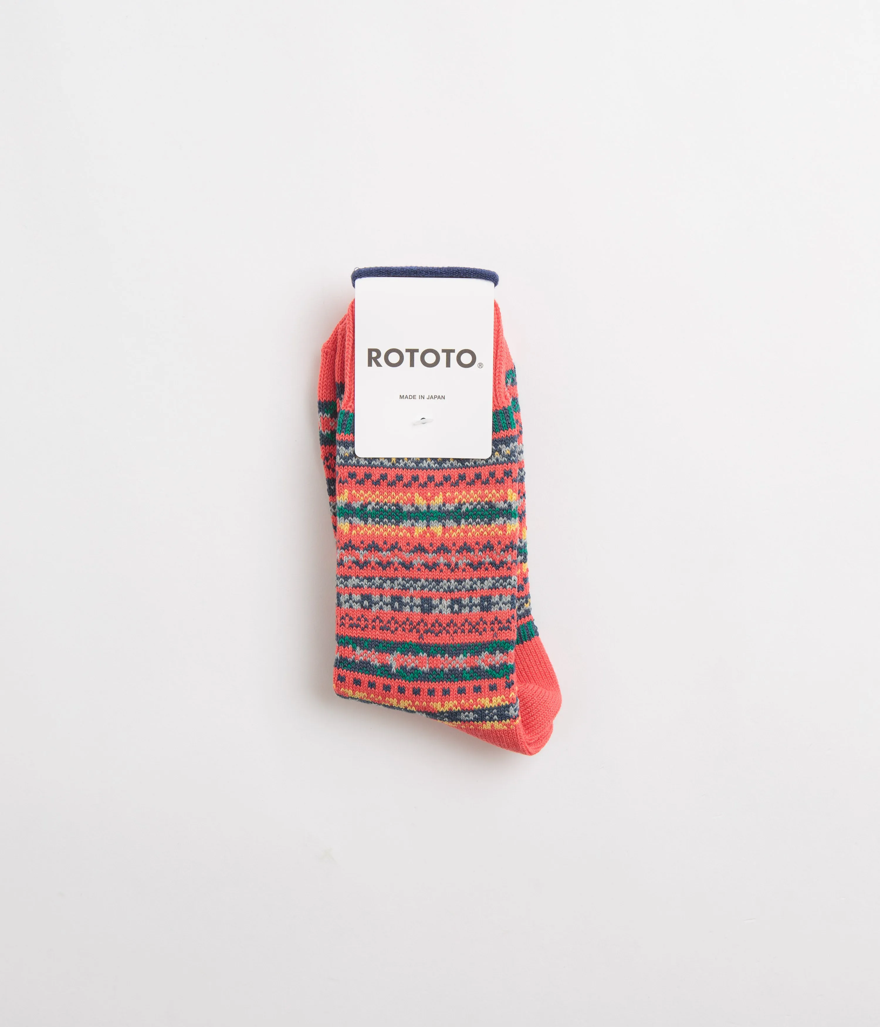 ROTOTO Patterned Socks - Red