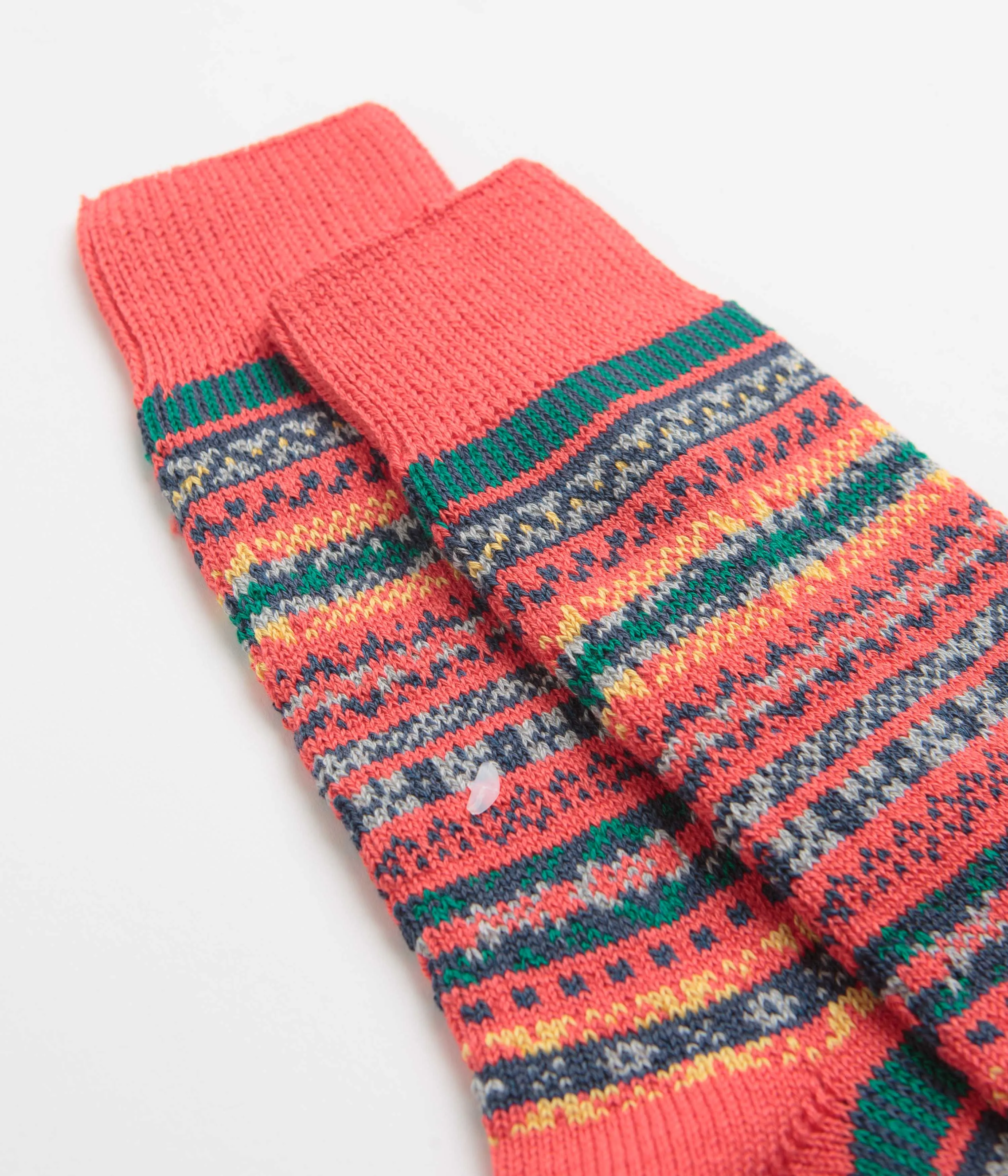 ROTOTO Patterned Socks - Red
