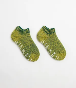 ROTOTO Trainer Socks - Dark Green / Light Green