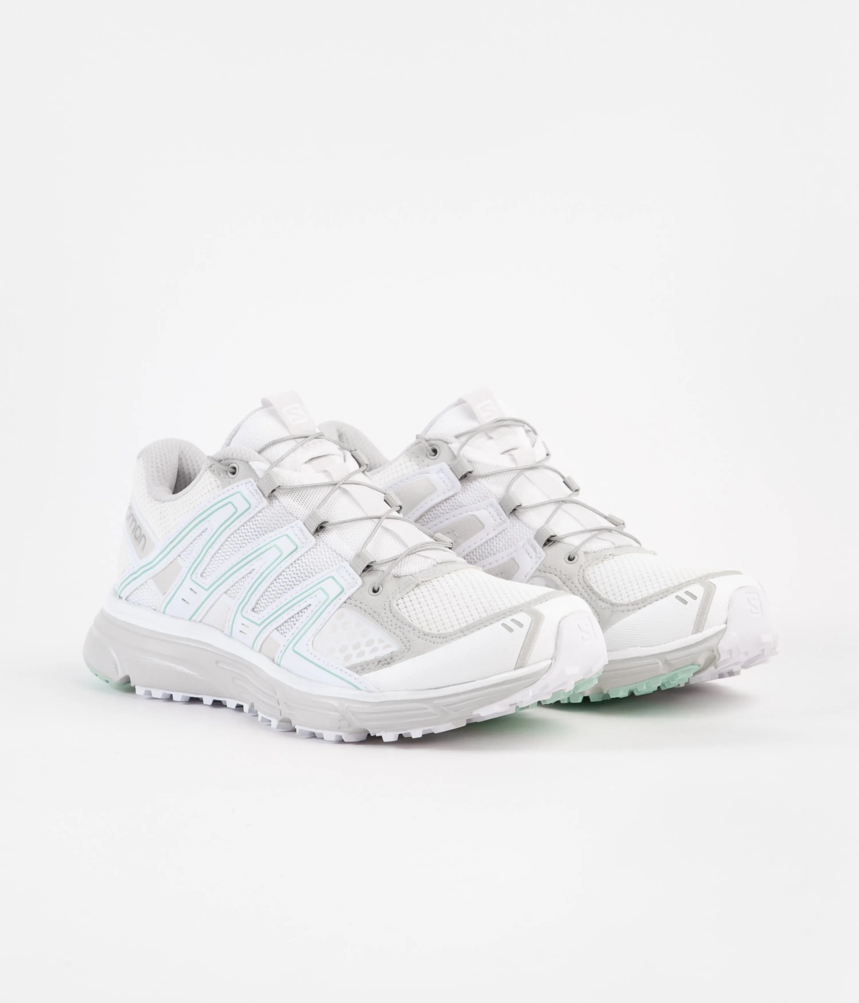 Salomon X-Mission 3 Shoes - White / Silver Metalic / Lunar Rock