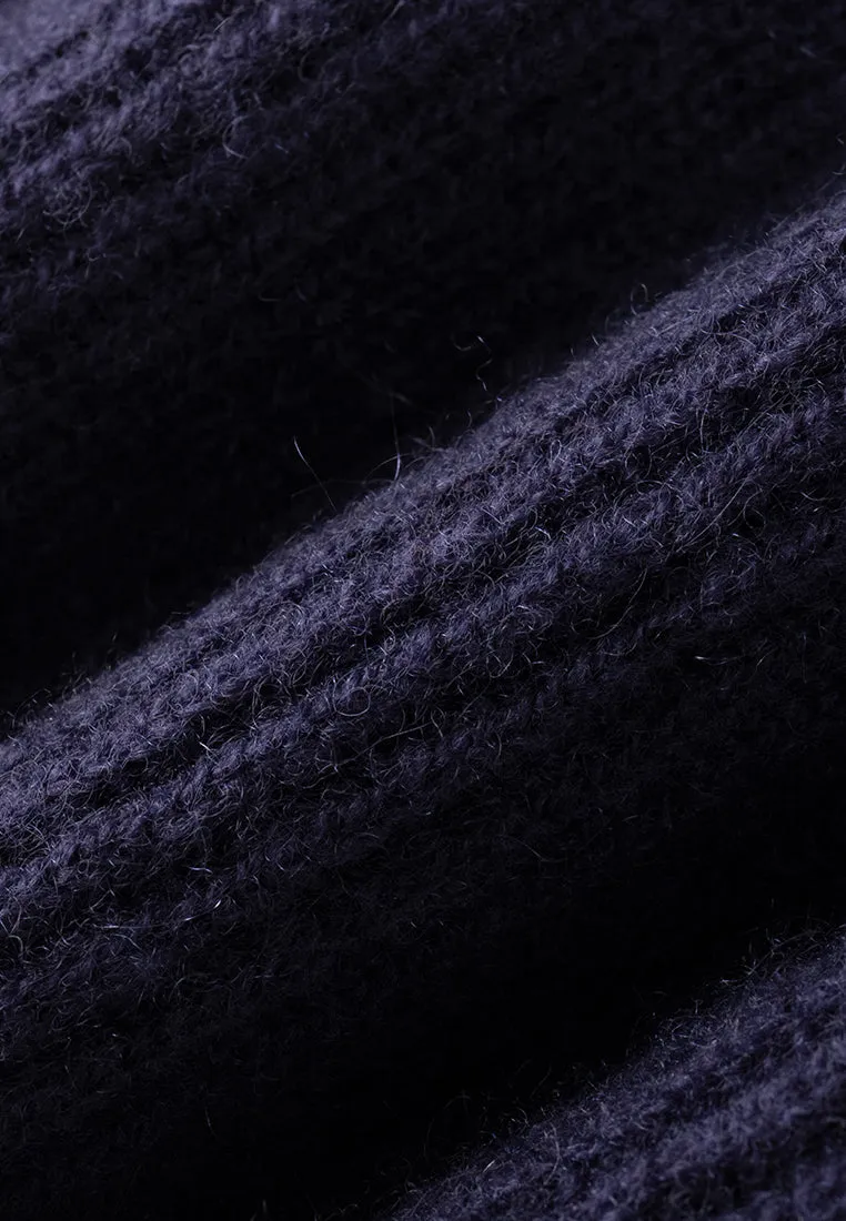 Slim-fit Ribbed-knit Cardigan
