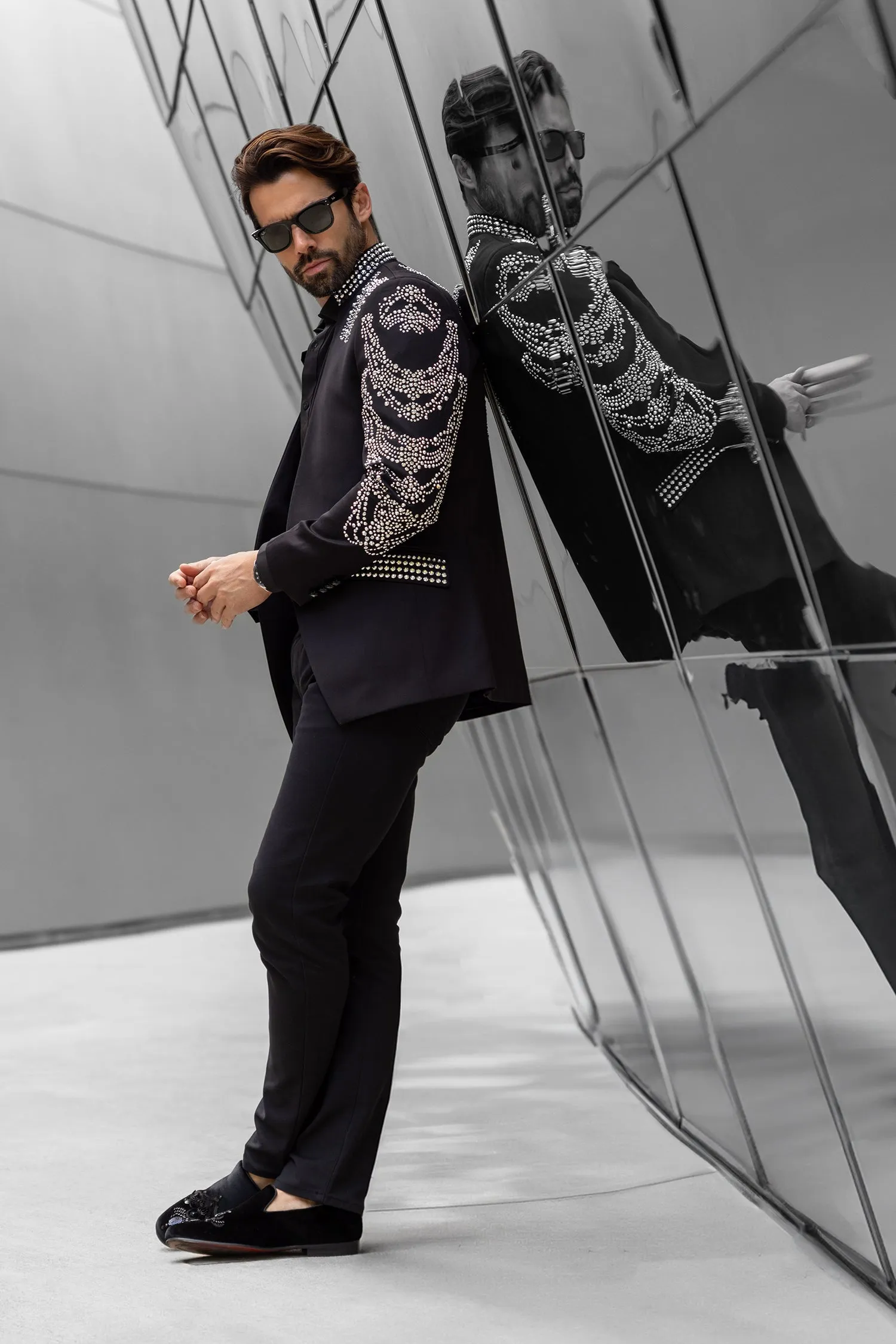 SNL Rhinestone Blazer