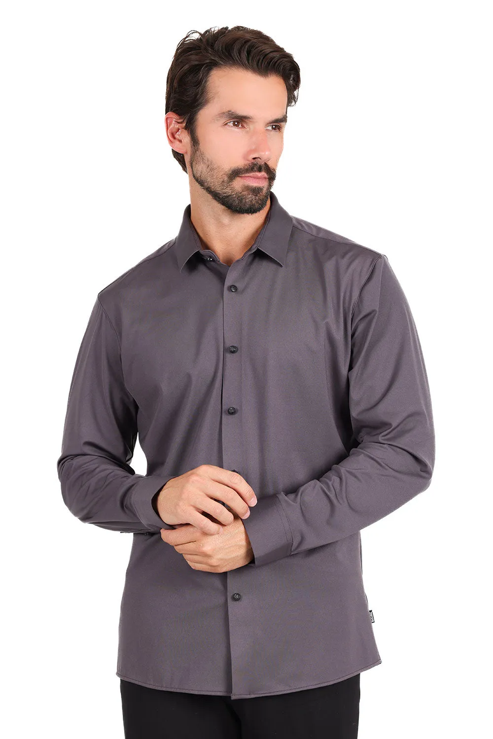 Solid Emperor Long Sleeve Shirt