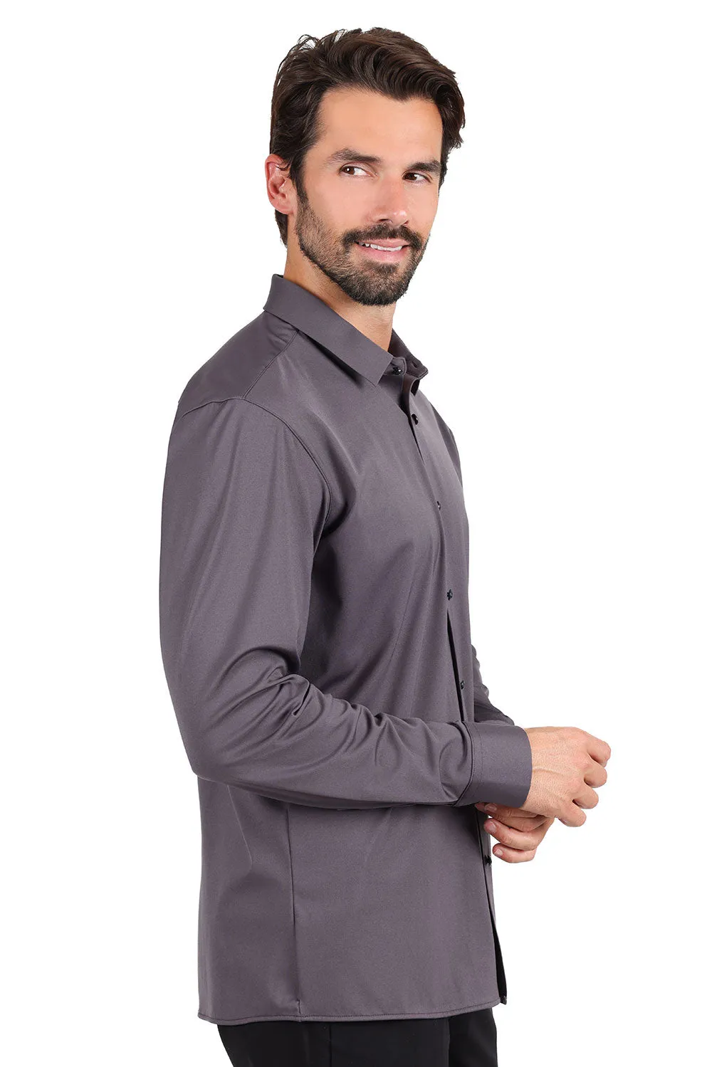 Solid Emperor Long Sleeve Shirt