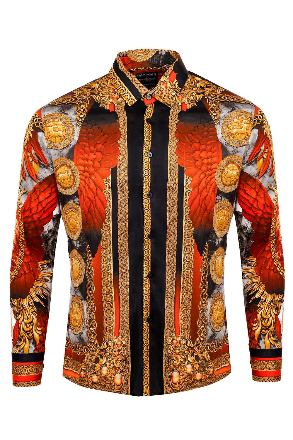 Striking Look Rhinestone Long Sleeve Shirt