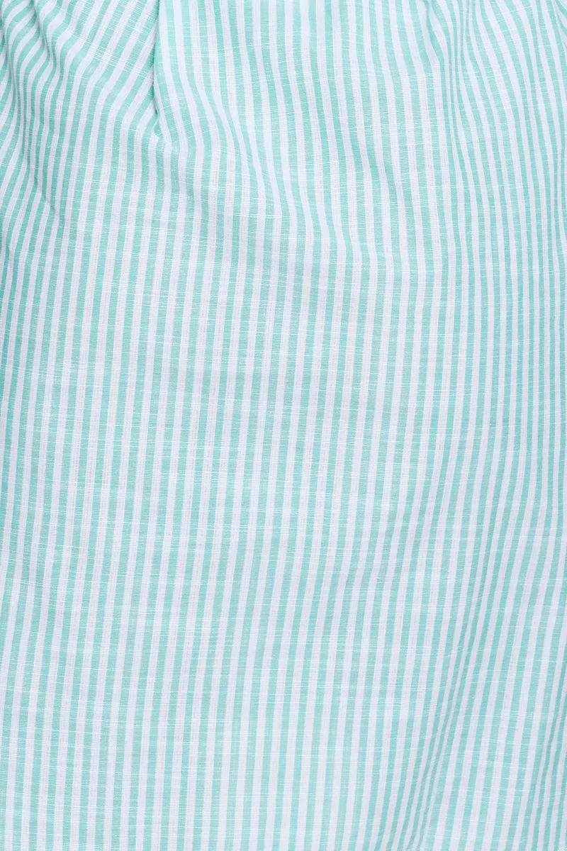 Stripe Oversized Shirts Long Sleeve