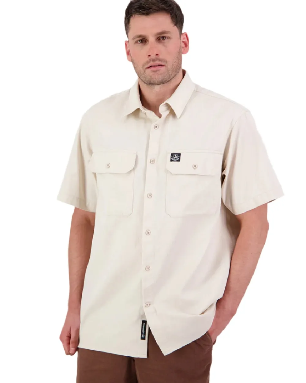 Swanndri Mens Fundamentals Short Sleeve Work Shirt