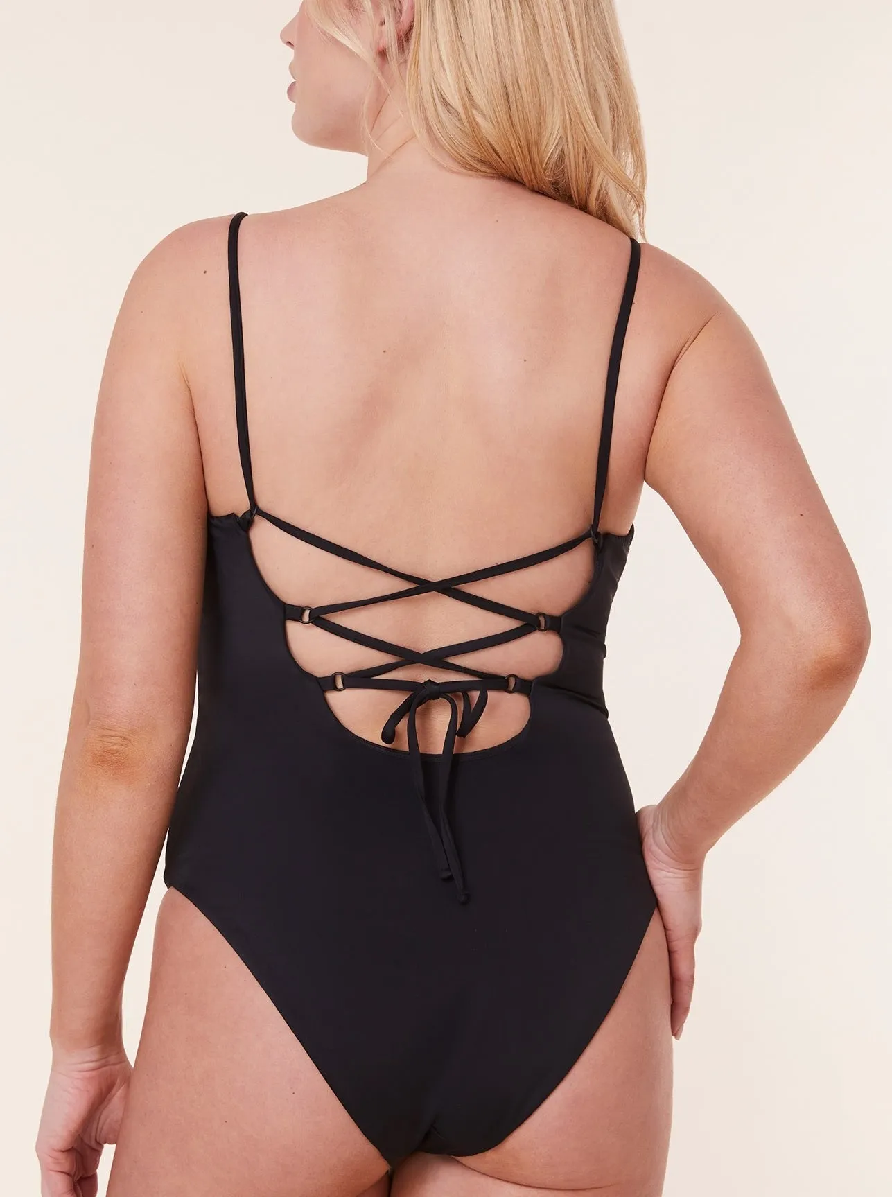 The Cabarete One Piece - Eco Nylon - Black - Classic