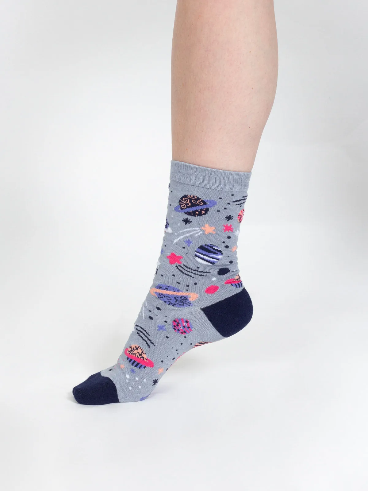 The Milkyway Bamboo Socks - Blue Multi