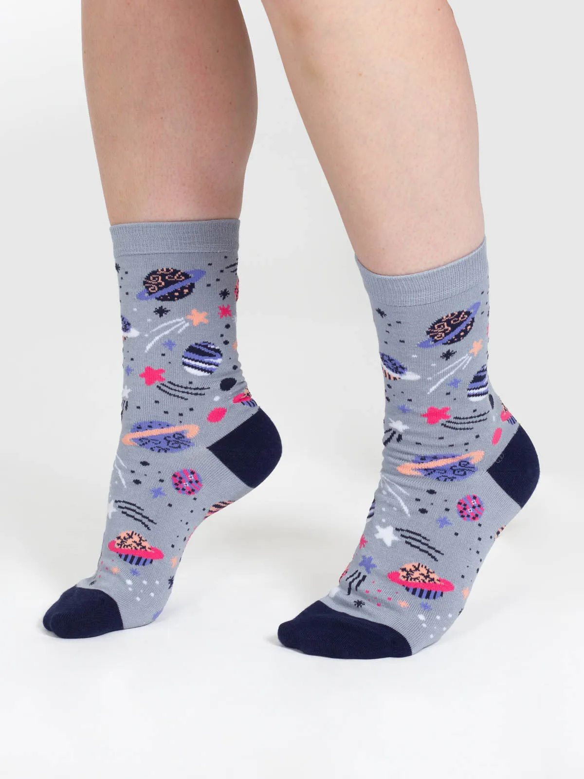 The Milkyway Bamboo Socks - Blue Multi