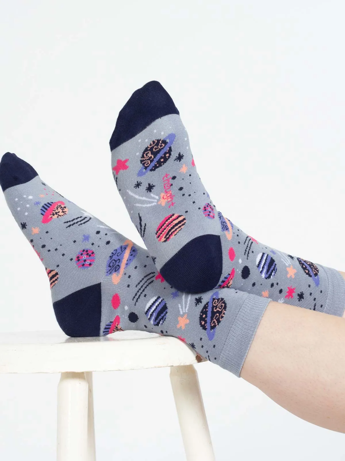 The Milkyway Bamboo Socks - Blue Multi