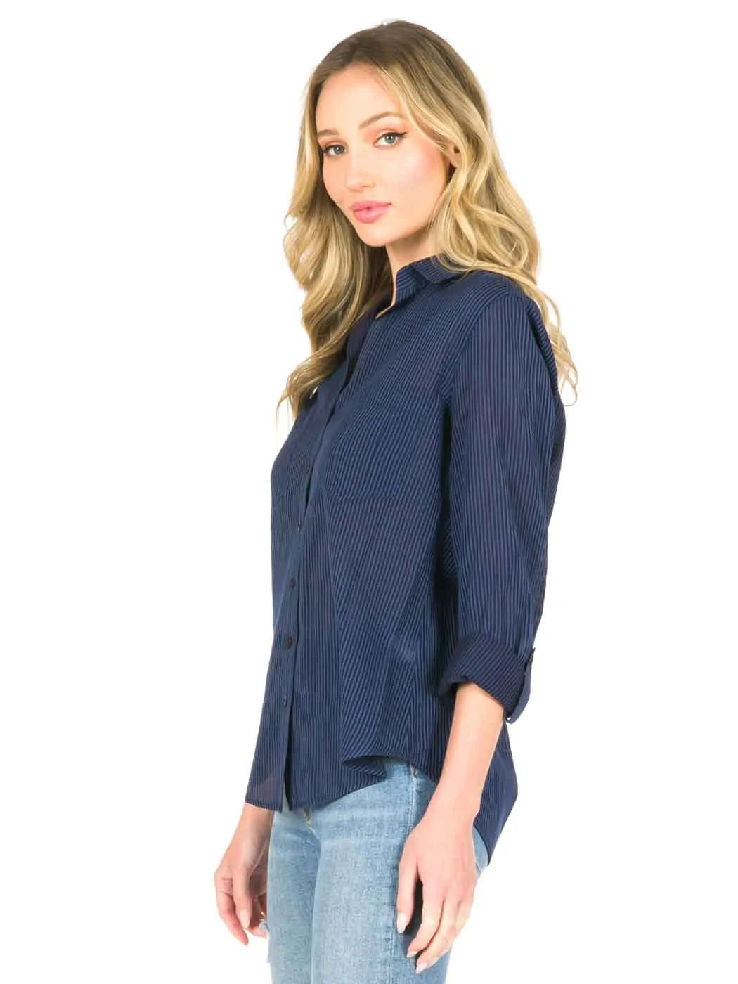 TianelloRaya Washable Silk-Cotton Savoir Blouse