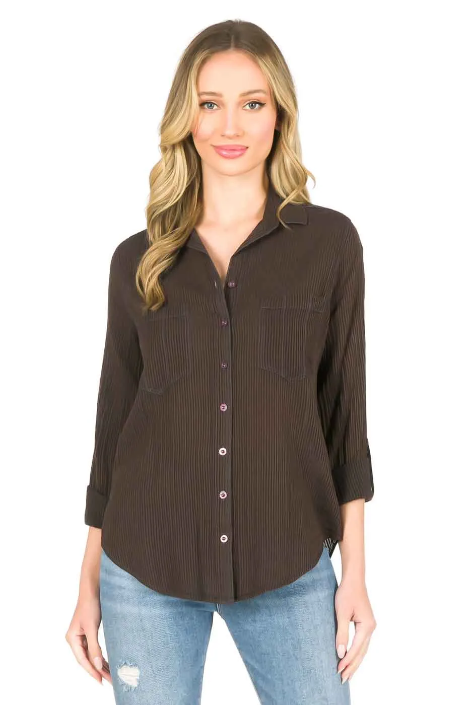 TianelloRaya Washable Silk-Cotton Savoir Blouse