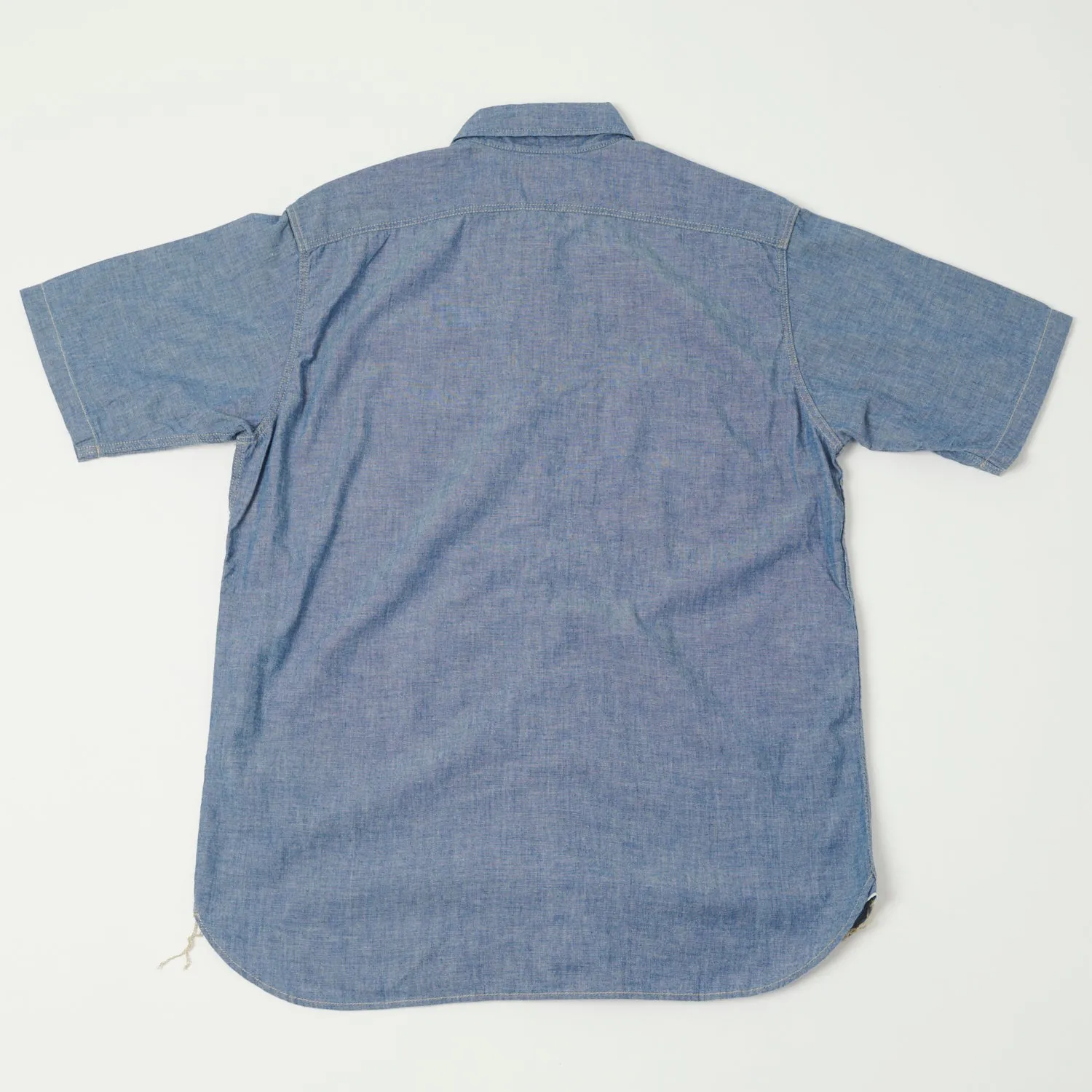 TOYS McCOY TMS2305 SS Chambray Work Shirt - Blue