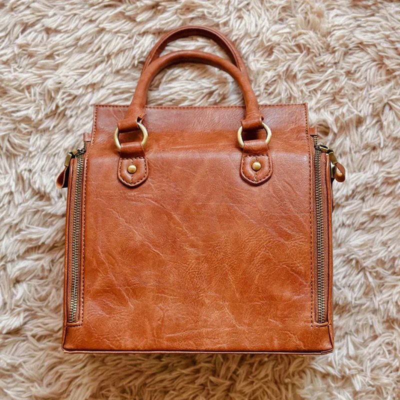 Traveller's Carry-All Bag (Cognac Brown)